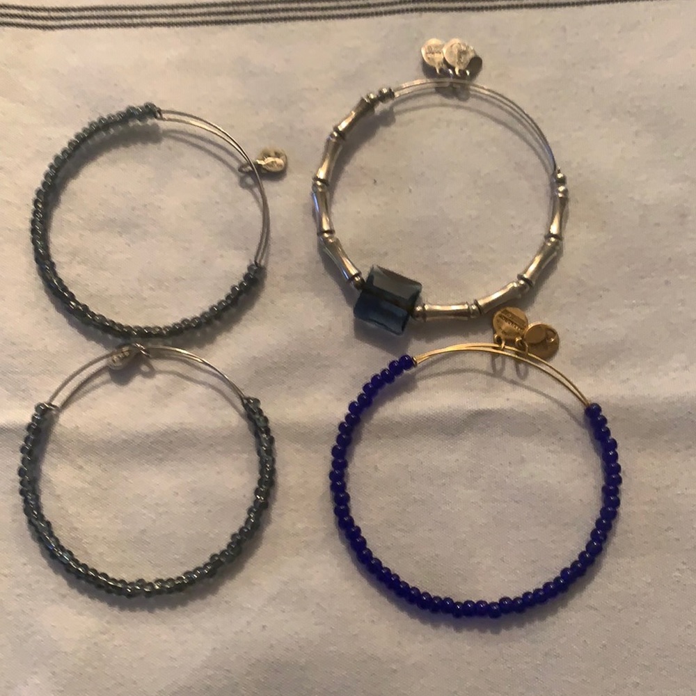 Alex & Ani fashion bracelets with jewels